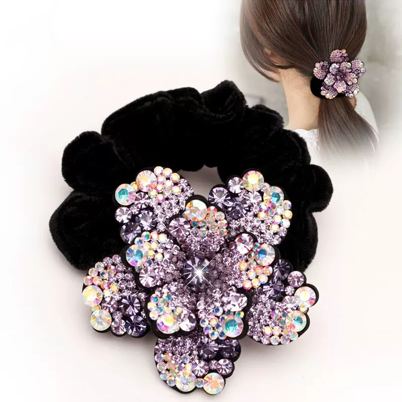Women Rhinestone Scrunchies Ve - đánh giá và giá Velvet Jewelry Box