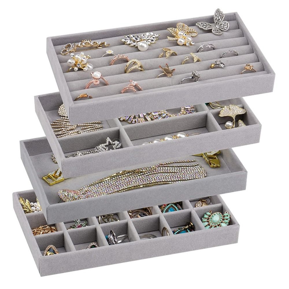 Drawer Box Stackable Velvet Je - đánh giá và giá Velvet Jewelry Box