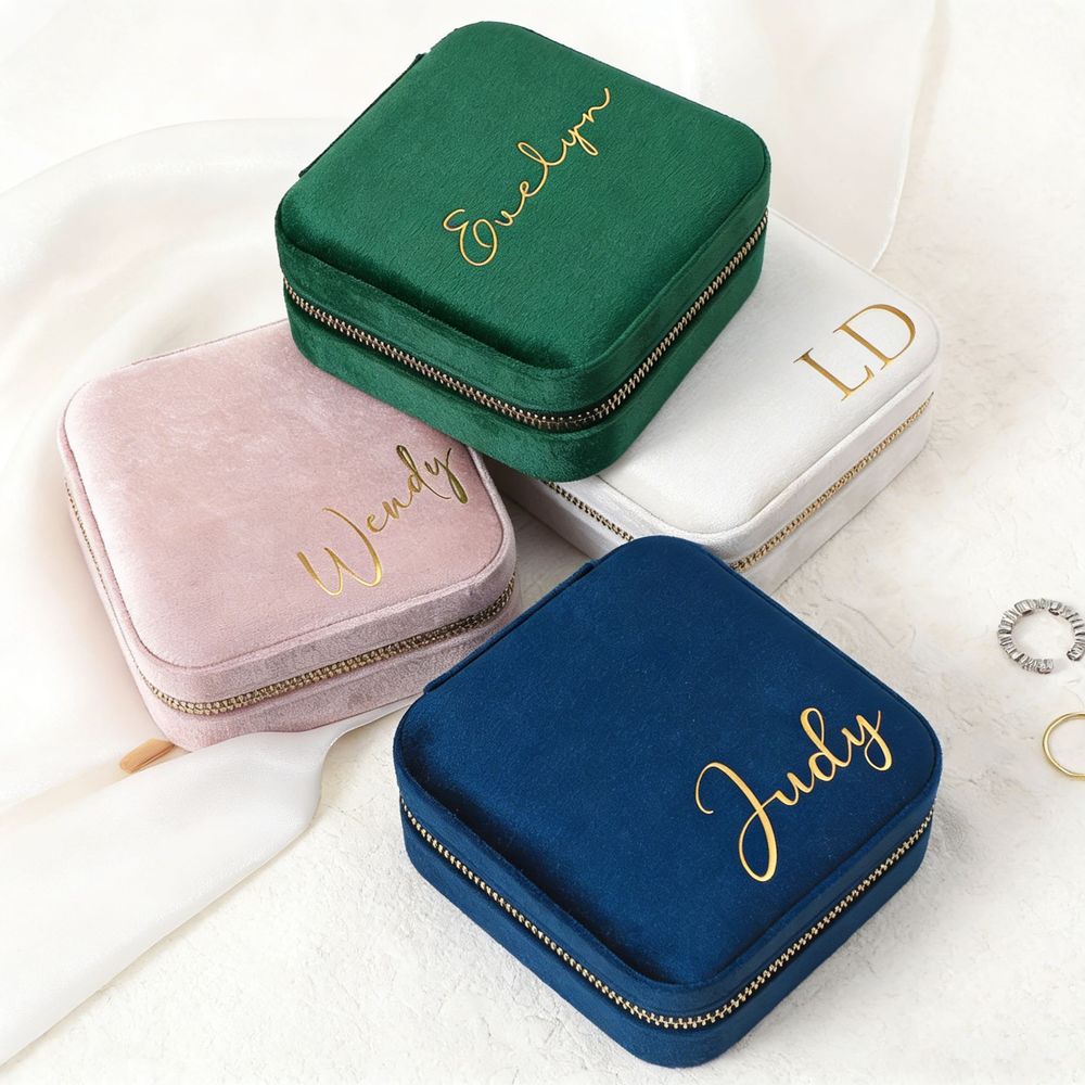 Personalized Jewelry Box Velve - đánh giá và giá Velvet Jewelry Box