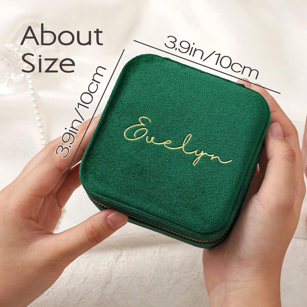 Personalized Jewelry Box Velve - đánh giá và giá Velvet Jewelry Box