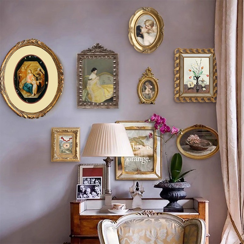 Retro Painting Frame Living Ro - đánh giá và giá Luxury Lifestyle Wallpaper